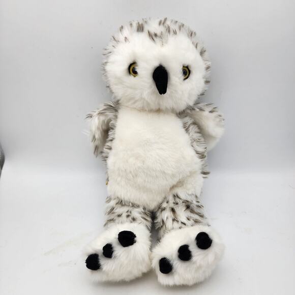 Build A Bear Hedwig The Spotted Snow Owl Plush 15" Rotating Head Harry Potter - Picture 1 of 10